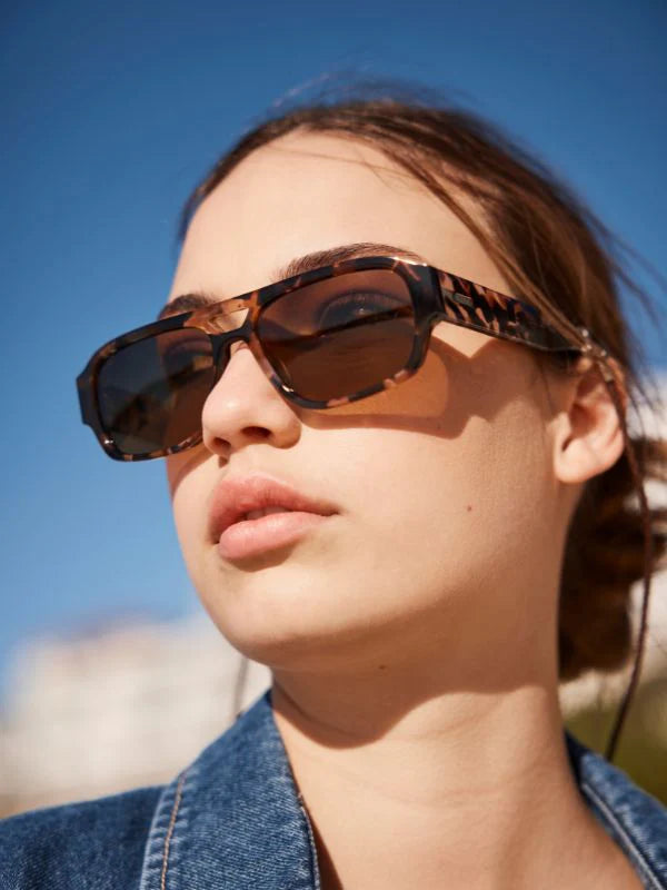 Wear your ticket to roam from sunrise to&nbsp;somewhere, no itinerary required. The Atlas Pebble Tort&nbsp;pairs bold confidence with a lightweight aviator&nbsp;frame that brings that anywhere energy: part&nbsp;jet-set, part road trip, all effortless cool. Crafted&nbsp;from durable yet lightweight eco acetate,&nbsp;with high-quality polarised UV lenses to keep your eyes&nbsp;covered from sunrise to somewhere.&nbsp; Designed in Australia, Atlas is ready for whatever’s next,&nbsp;no itinerary needed. Feels li