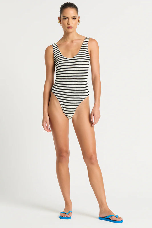 Our #1 best selling one piece, handcrafted in Australia from The Authentic Crinkle™.&nbsp;The Mara One Piece features a V-neckline, low scoop back, and wide shoulder straps providing excellent support for all bust sizes.
