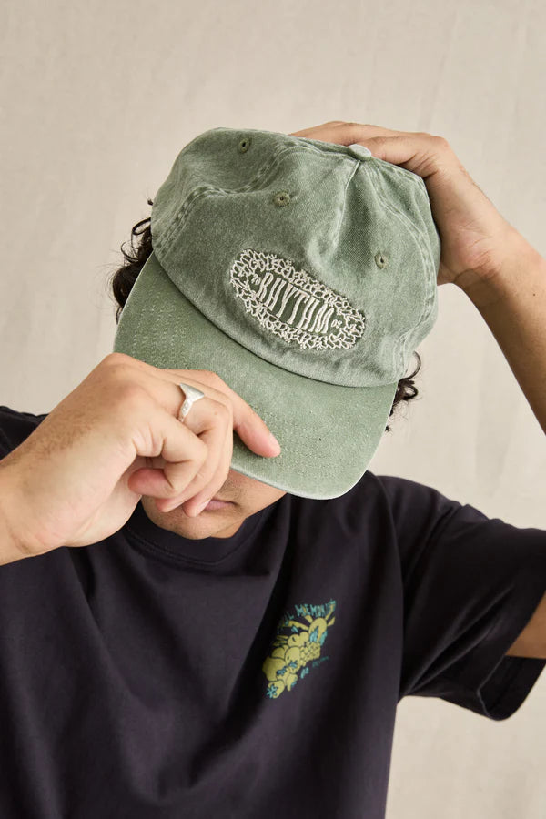 A soft, lightweight cap with a low-profile shape. Made from pigment-dyed cotton twill with an adjustable brass slider and tonal embroidery.