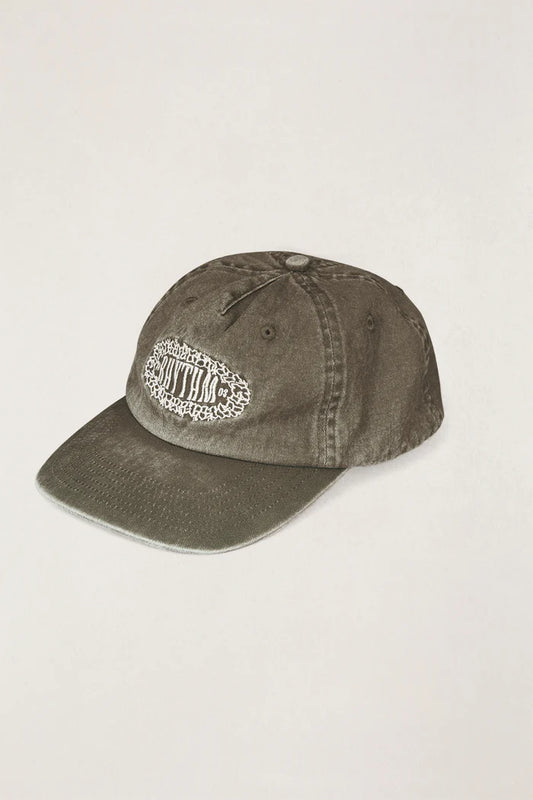 Breeze Cap Vintage Brown - A soft, lightweight cap with a low-profile shape. Made from pigment-dyed cotton twill with an adjustable brass slider and tonal embroidery.