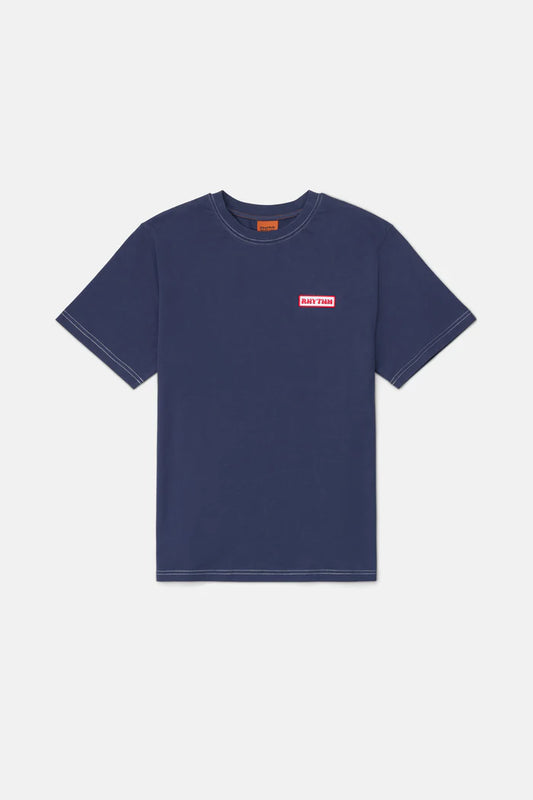 Inspired by vintage workwear, the Mechanics Vintage SS T-Shirt in Indigo is cut in a classic fit with contrast stitching and an LHS chest patch. A well-worn essential made for the everyday rotation.
