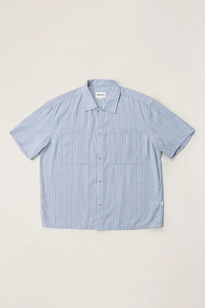 Relaxed Fit Oversized Pocket Ss Shirt - Blue



A fresh take on a classic button-up. Cut in a relaxed short sleeve fit, this light blue stripe shirt features oversized chest pockets for an effortless blend of structure and ease