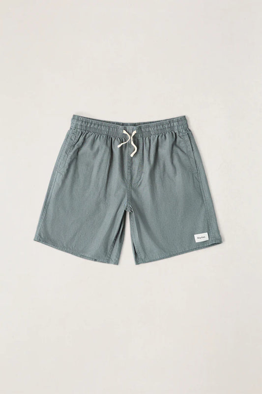 Stay cool and stylish with our Classic Linen Jam in Silver Pine. These relaxed elastic waist shorts, made from a linen blend, are ideal for warm days at the beach or casual outings. Their breathable fabric ensures comfort, making them a must-have for your summer wardrobe.



