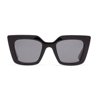 Unleash your inner rebel with Cult Vision. Elevate the classic cat-eye with bold framing and soft curves, making it a fearless fashion statement. Embrace your individuality and confidently rock this all-acetate square cat eye that's effortlessly iconic.

The medium to large fit complements the oversized look and suits a variety of face shapes, from round to oval and heart shaped.

Designed in Australia.