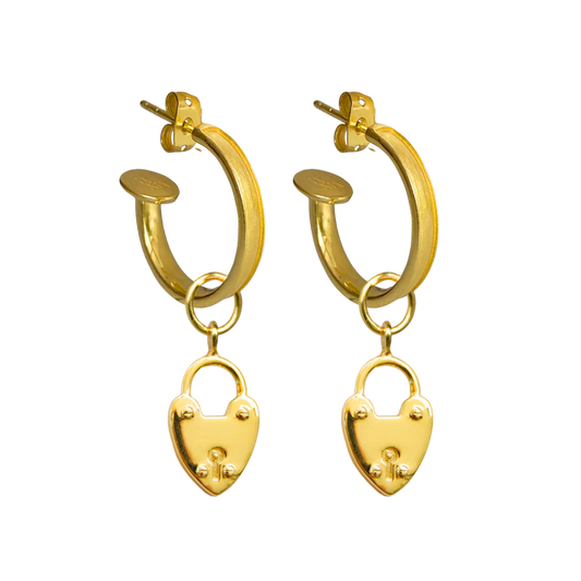 Our&nbsp;bestselling&nbsp;Heart Mini Hoops are a&nbsp;little&nbsp;earring moment that our MM Women absolutely adore!&nbsp; We all love a baby hoop and these goldies are no exception. They easily dress up any outfit, especially with the addition of our gorgeous charms, or they are perfect on their own if you choose to slide the charms off. To be honest, we have been known to wear these for most occasions, including walking the dog and going to pilates. They really are your everyday earring bestie!