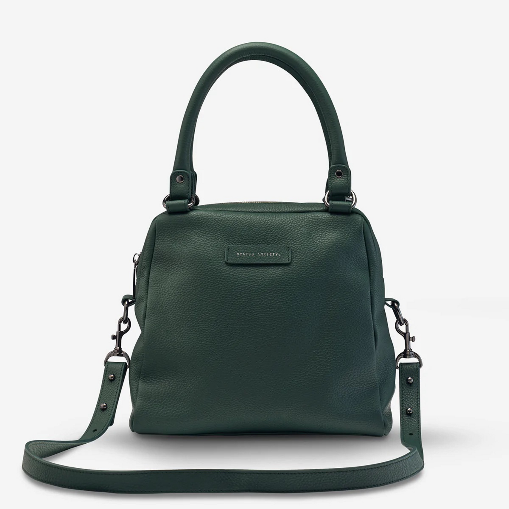 Status Anxiety, the Last Mountains handbag with its taller silhouette is the perfect day to night companion and can be worn over elbow, shoulder or body (with long strap).