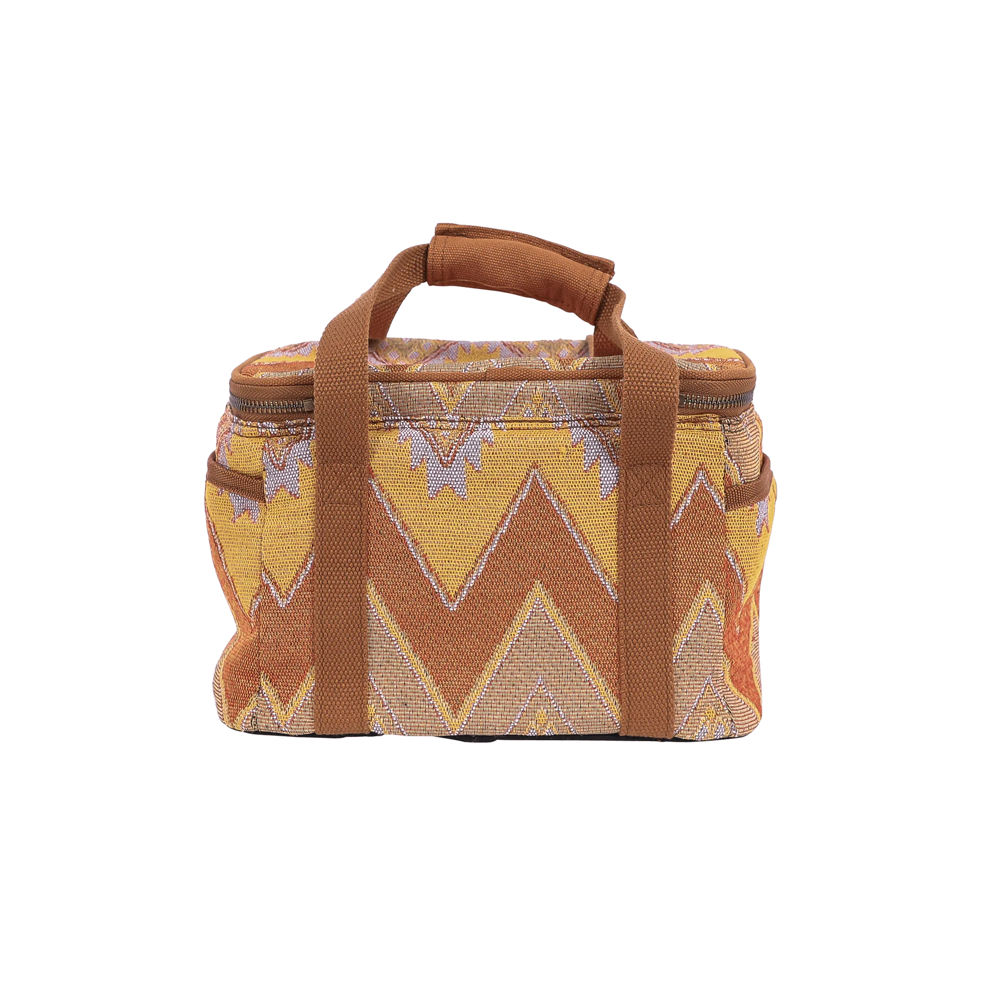 The Jagger Cooler Bag is our newest cooler bag design! These coolers feature the same customer designed woven fabric as our Jagger Throw in Iris.