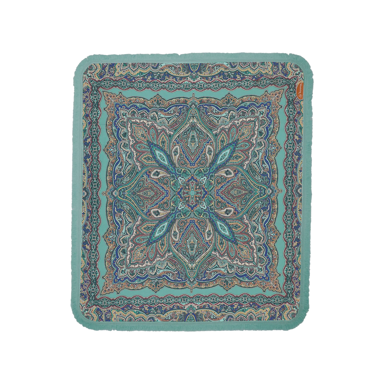 The Topanga Picnic Blanket is a luscious remix of the iconic 60s paisley print and an earthy 70s colour palette, inspired by the hippy mecca of bygone eras, Topanga Canyon. Featuring a new shape with rounded corners and a fringe trim which give this rug a laid back vintage flair. We pride ourselves on our high standards of craftsmanship and the quality materials we use so that our products can be cherished for a lifetime.