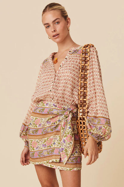 Sienna Blouse - Clay