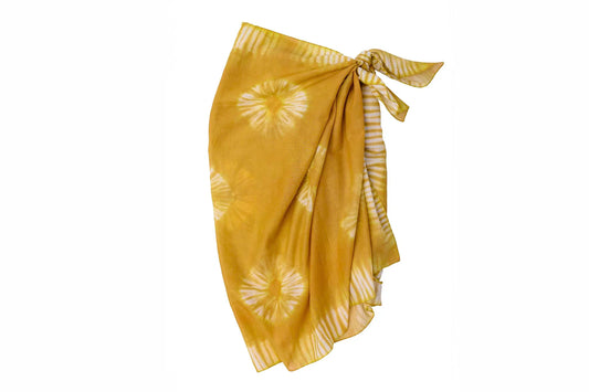 Caramel Sarong by Indigo and Wolfe
• 100% Cotton Voile
• Measures 90 cm x 180 cm