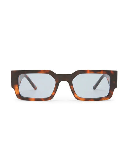 With sharp lines and bold edges the Le Specs Contemplation Super Dark Tort Sunglasses offer a sophisticated and modern unisex look. Designed with a mid-size fit this rectangle frame is finished with a Le Specs flagstripe pin badge.

• Super dark tortoiseshell frame with grey tinted glasses
• Lightweight, durable and impact resistant frame
• Shatterproof and scratch resistant polycarbonate lenses
• Rectangle frame
• Frame material: BPA free polymer plastic (ECOZEN T110 10 Plant Biomass)
• UV protection: Cate