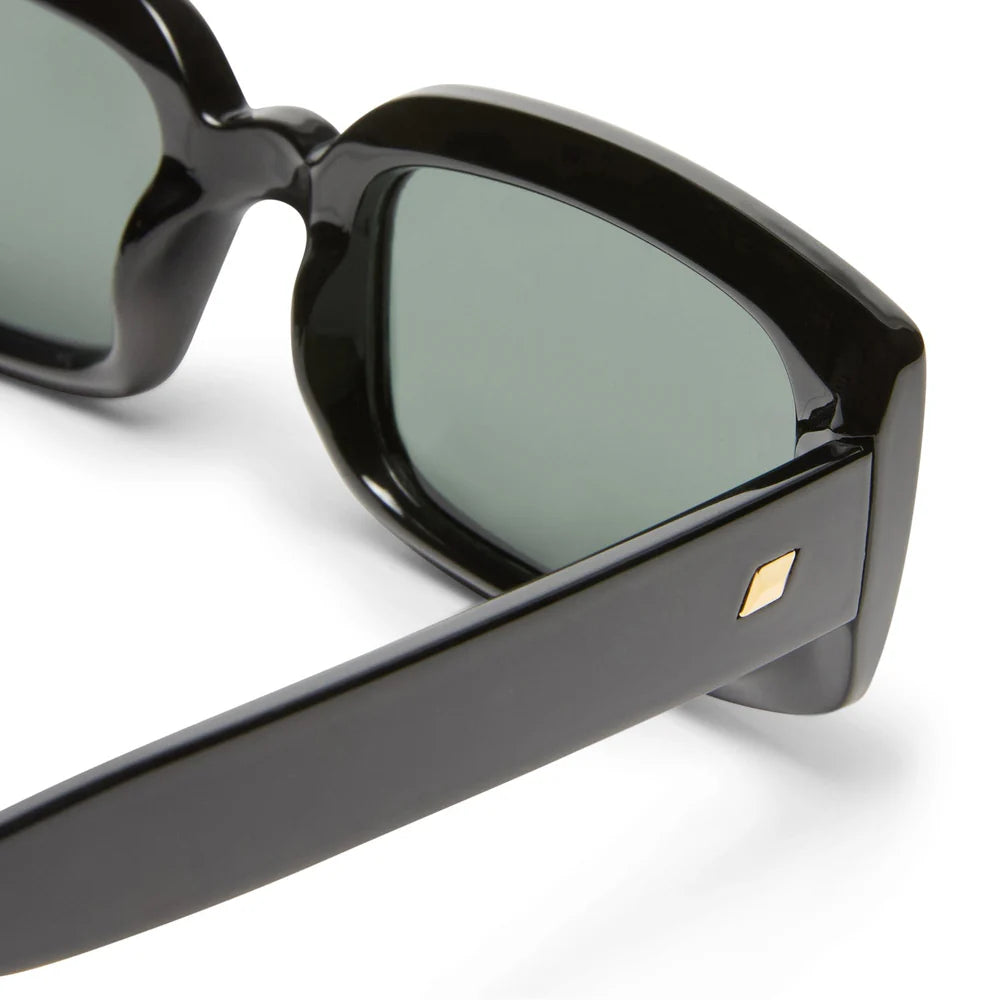 Le Specs Dynamite 2552143 black frame smoke mono polarised lens sunglasses