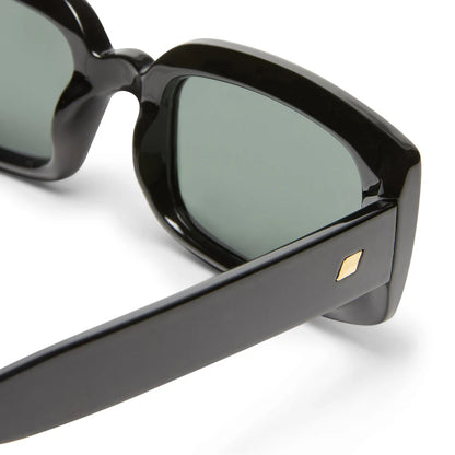 Le Specs Dynamite 2552143 black frame smoke mono polarised lens sunglasses