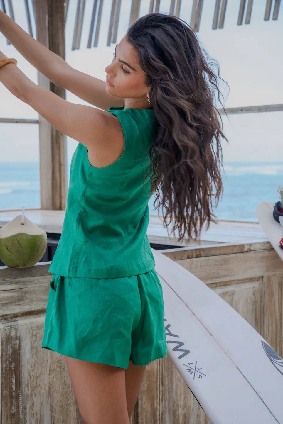 The Luna - Make way for the must have shorts this season. With their loose fit style and elasticated waist, they are your new seasonal uniform. Pair with our Lou Short Sleeve Shirt or Ellery Vest for the ultimate set or separate with your wardrobe staples.&nbsp;

Hand dyed using 100% Linen.
