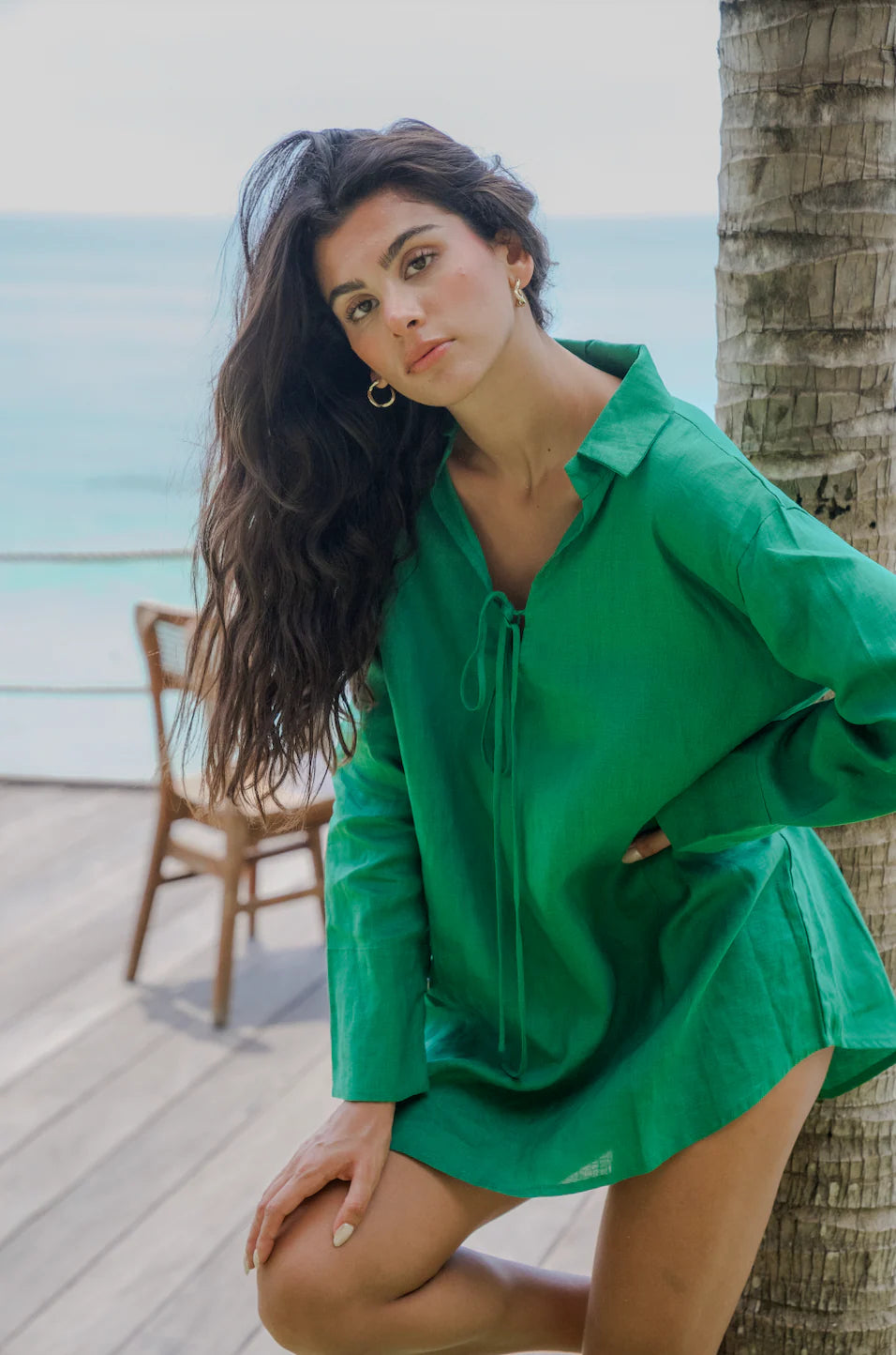 The Zuri - Embrace effortless style with the Zuri Tunic. We love her styled as is or with our Nia Pants. Her floaty silhouette is one you'll reach for time and time again.
