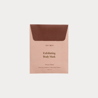 Discover our Sweet Muse Exfoliating Body Mask, an Australian made natural body scrub beautifully presented in sustainable packaging. This mask will gently revitalise skin with mineral-rich Epsom salt and pink clay to draw out impurities and buff away rough patches. Our natural botanical blend of beetroot, hibiscus, and rose petal powders supports skin renewal while revealing its beautiful, naturally blushed hue. Nourishing sunflower oil and Vitamin E replenish moisture, leaving skin soft and refreshed. The 