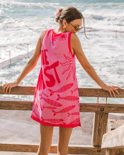 Coast Mini Dress - This summer shift dress is a bright load of sunshine. &nbsp; &nbsp; Screaming summer from every stitch.&nbsp;