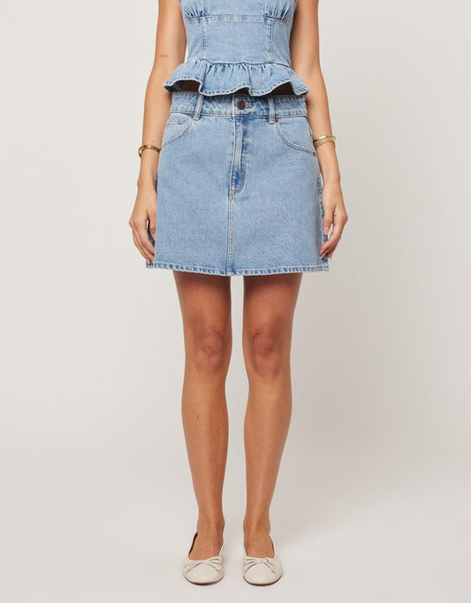 Material: Main: 81% Cotton + 16% Polyester + 2% Viscose + 1% Elastane Kaia Aline Skirt