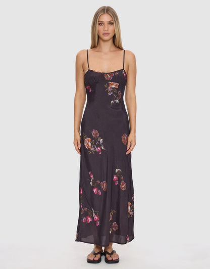 Natural Spirit Bias Maxi Dress

Effortless, feminine and timeless — the Natural Spirit Bias Maxi Dress is your go-to for understated elegance. Designed in a flattering bias cut, this silhouette gently skims the body, creating a soft, fluid drape that moves beautifully with you.