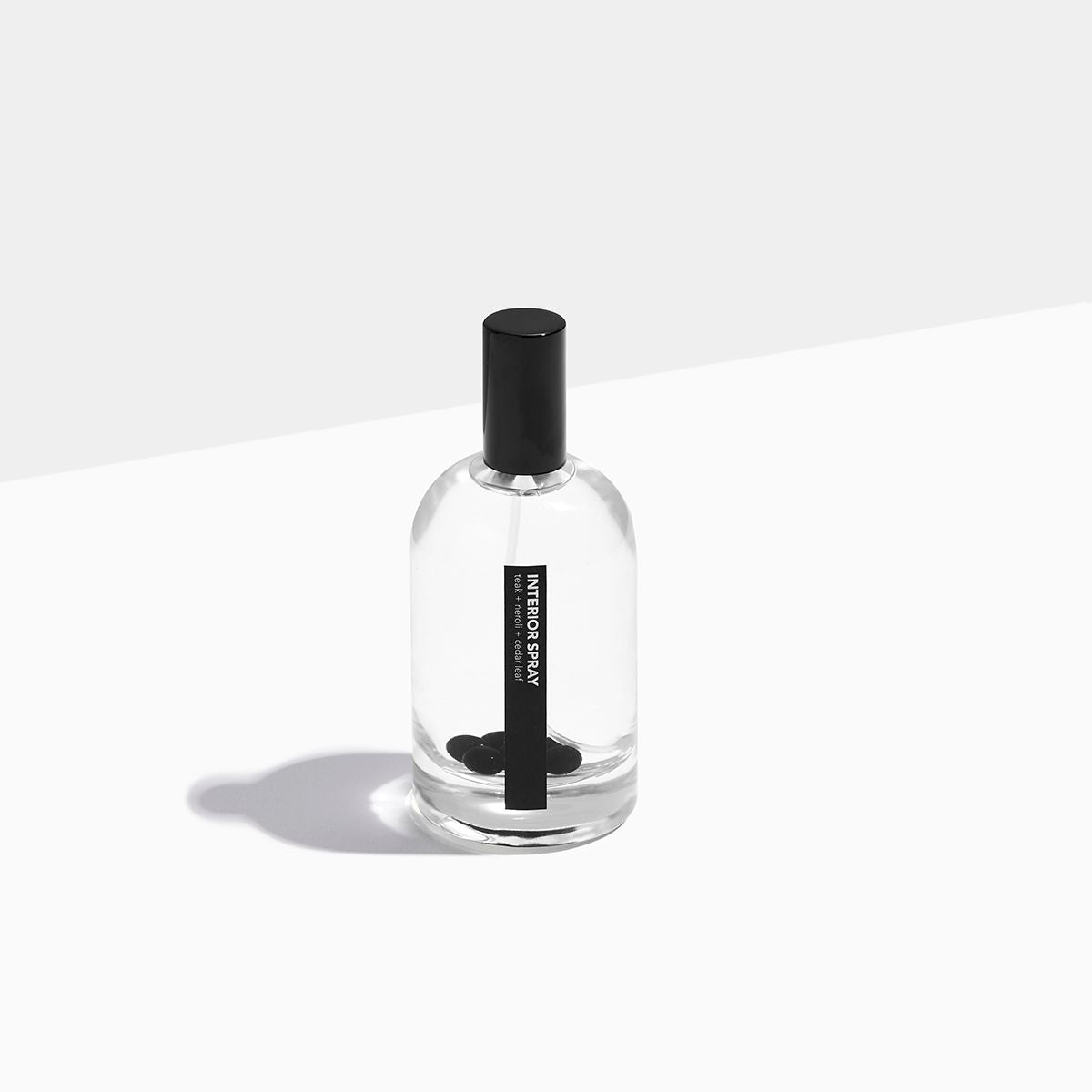 Housed in a beautiful, curved glass perfumier-inspired bottle and featuring hand-blown Black glass spheres, Fazeek's Interior Spray's an absolute delight to the senses and is perfect for refreshing and rejuvenating any room