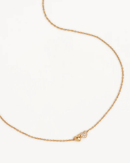 The&nbsp;Always&nbsp;By&nbsp;Your Side&nbsp;Necklace&nbsp;celebrates love and connection with&nbsp;a&nbsp;timeless design&nbsp;—&nbsp;perfectly crafted to symbolise a promise of togetherness, whether near or far.&nbsp;Available in 18k gold vermeil.&nbsp;