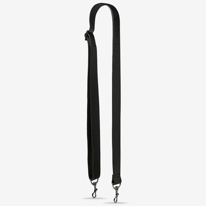 Leather Strap Wide - Black - Arguably the most important part of a bag, the strap is responsible for keeping it attached to your body but can also change the whole look of your bag. Now sold separately, you can interchange many of our straps to different bag styles across our range.

Soft shrunken pebble leather