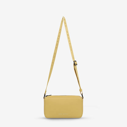 A state of delirium can be brought on by many things, and it usually comes on fast. With its branded web strap and compact structured shape, 'Delirium' is made for making tracks no matter what state of mind you find yourself in.

Soft shrunken pebble leather
Custom Status Anxiety lining
Back slider pocket
Internal zipper pocket, and open pouch pockets
Zipper close
Comes in a Status Anxiety soft material drawstring bag