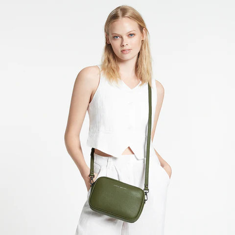 Plunder With Webbed Strap Crossbody Bag