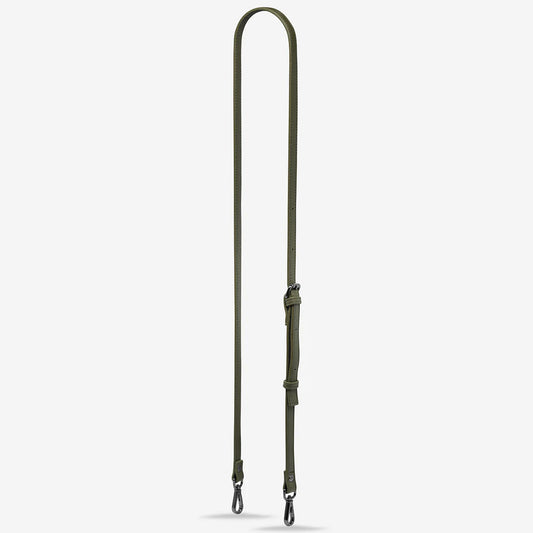 Leather Strap Thin - Khaki .Arguably the most important part of a bag, the strap is responsible for keeping it attached to your body but can also change the whole look of your bag. Now sold separately, you can interchange many of our straps to different bag styles across our range.

Soft shrunken pebble leather