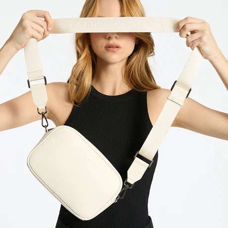 Plunder With Webbed Strap Crossbody Bag