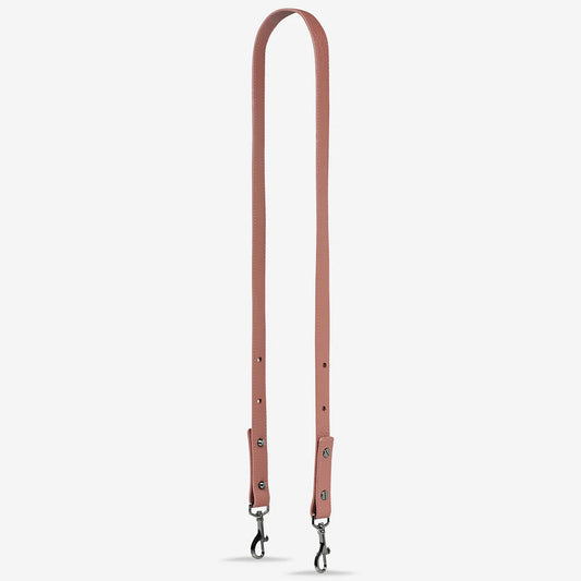 Leather Strap Medium - Dusty Rose. Arguably the most important part of a bag, the strap is responsible for keeping it attached to your body but can also change the whole look of your bag. Now sold separately, you can interchange many of our straps to different bag styles across our range.

Soft shrunken pebble leather