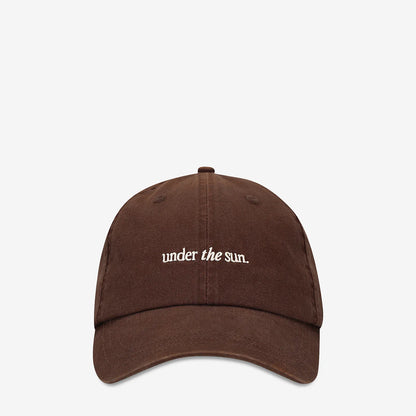 With a blazing ball of fire over our head it's no wonder we need a hat from time to time.

Made from pre-washed cotton twill, for a soft worn look
Status Anxiety embroidered logo
Adjustable strap with metal hardware