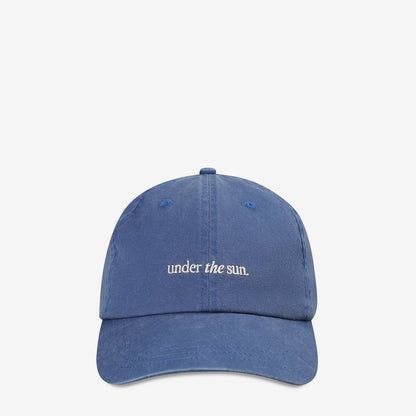 With a blazing ball of fire over our head it's no wonder we need a hat from time to time.

Made from pre-washed cotton twill, for a soft worn look
Status Anxiety embroidered logo
Adjustable strap with metal hardware