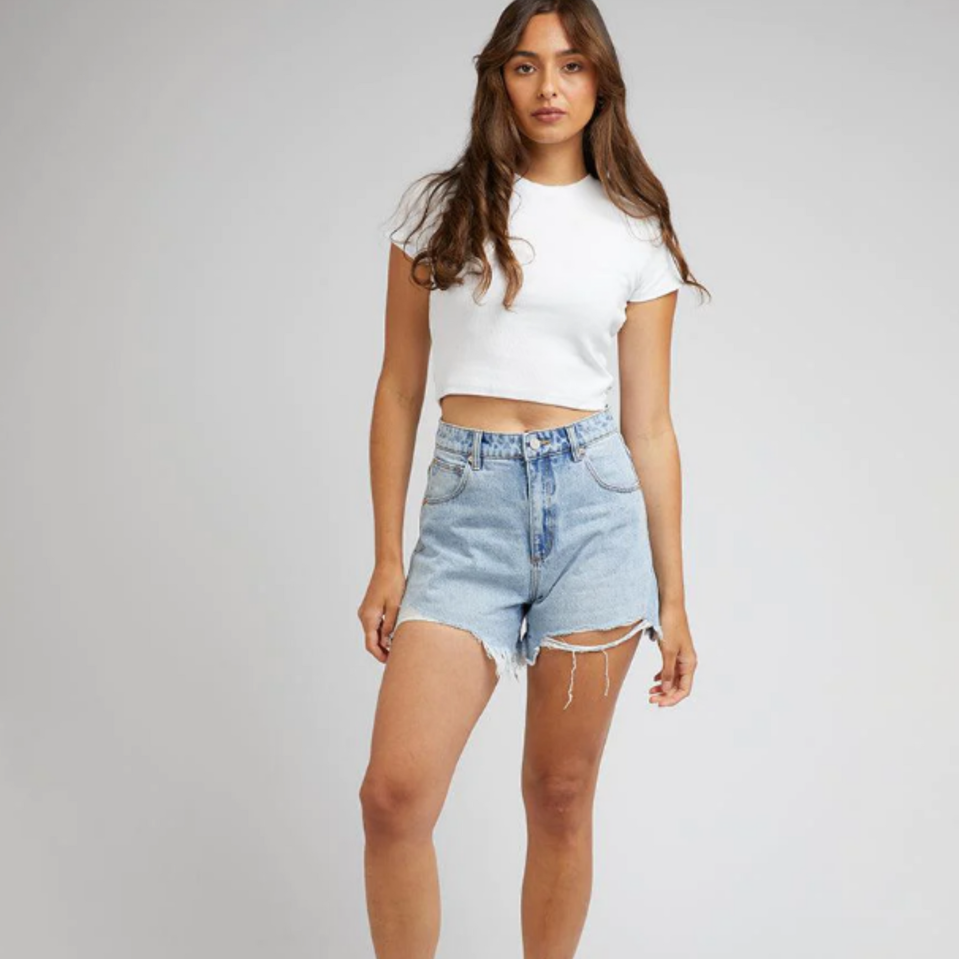 Abrand Suzie Ripped Shorts