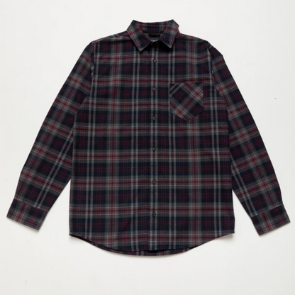 Mr Simple Oxford Plaid - Burgundy