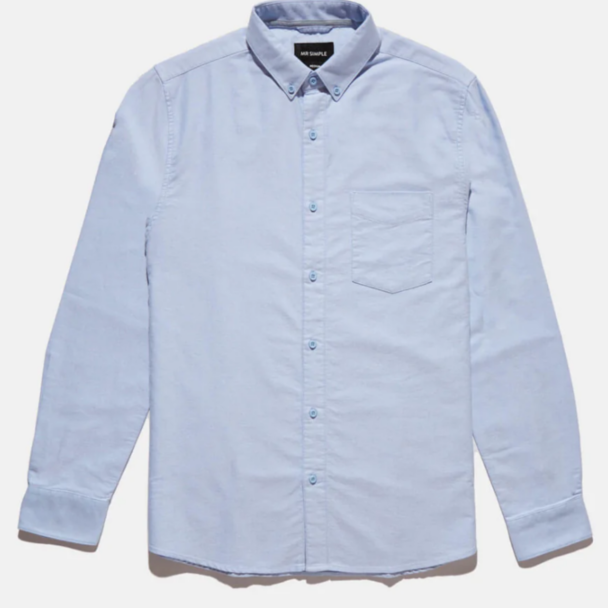 Mr Simple Oxford long sleeve shirt - Blue