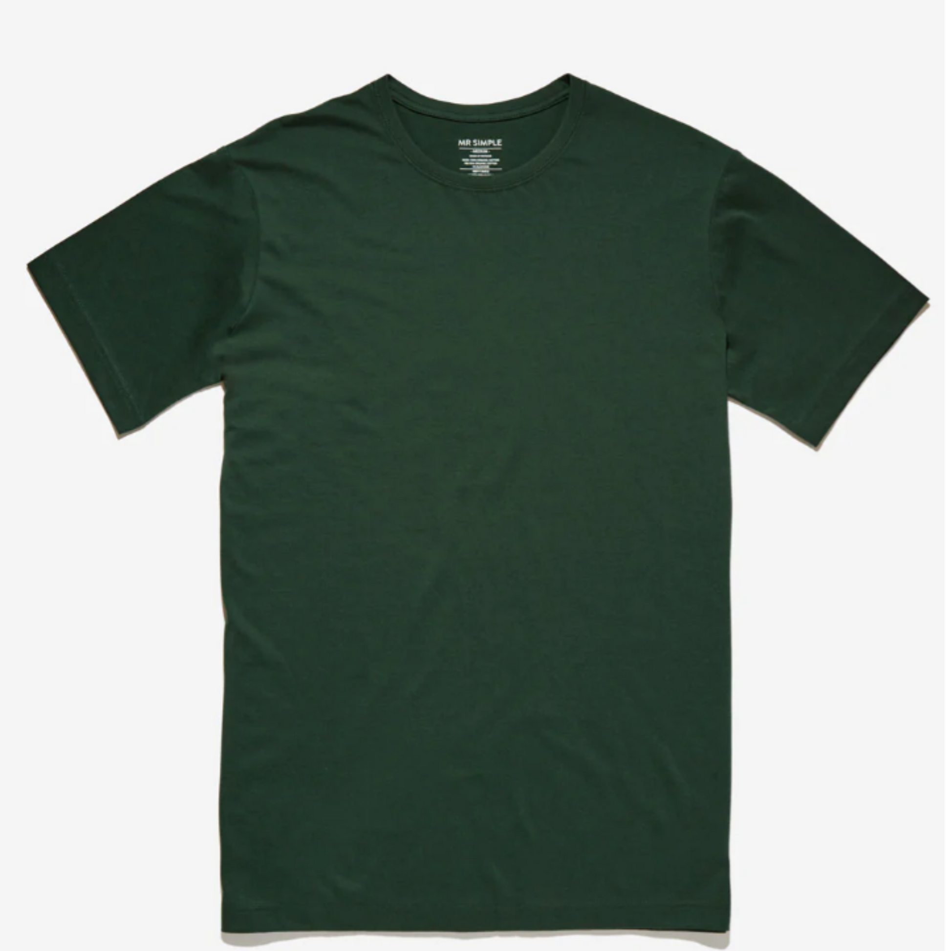 The Bottle Green Reginald tee is the foundation of the Mr Simple collection. A perfect everyday t-shirt that you'll love to wear day after day.