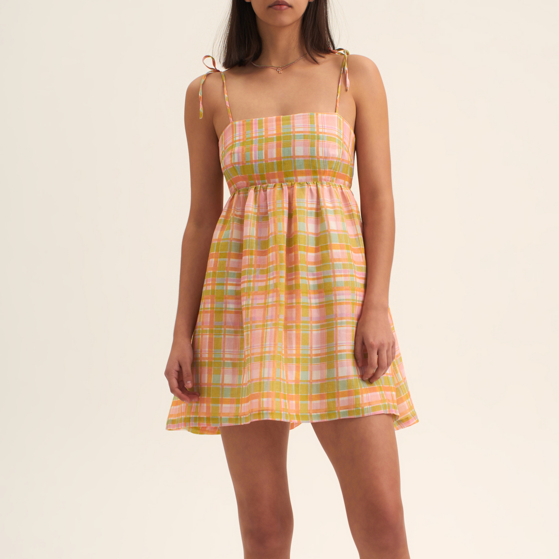 Ownley - Maddie Mini Dress - Candy Check