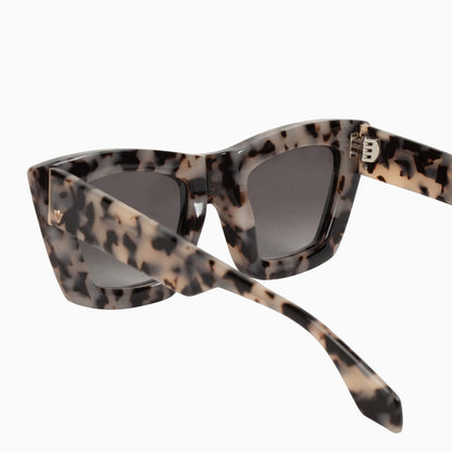 Valley Eye Wear Soho - Ivory Tort Polarised Sunglasses Back View