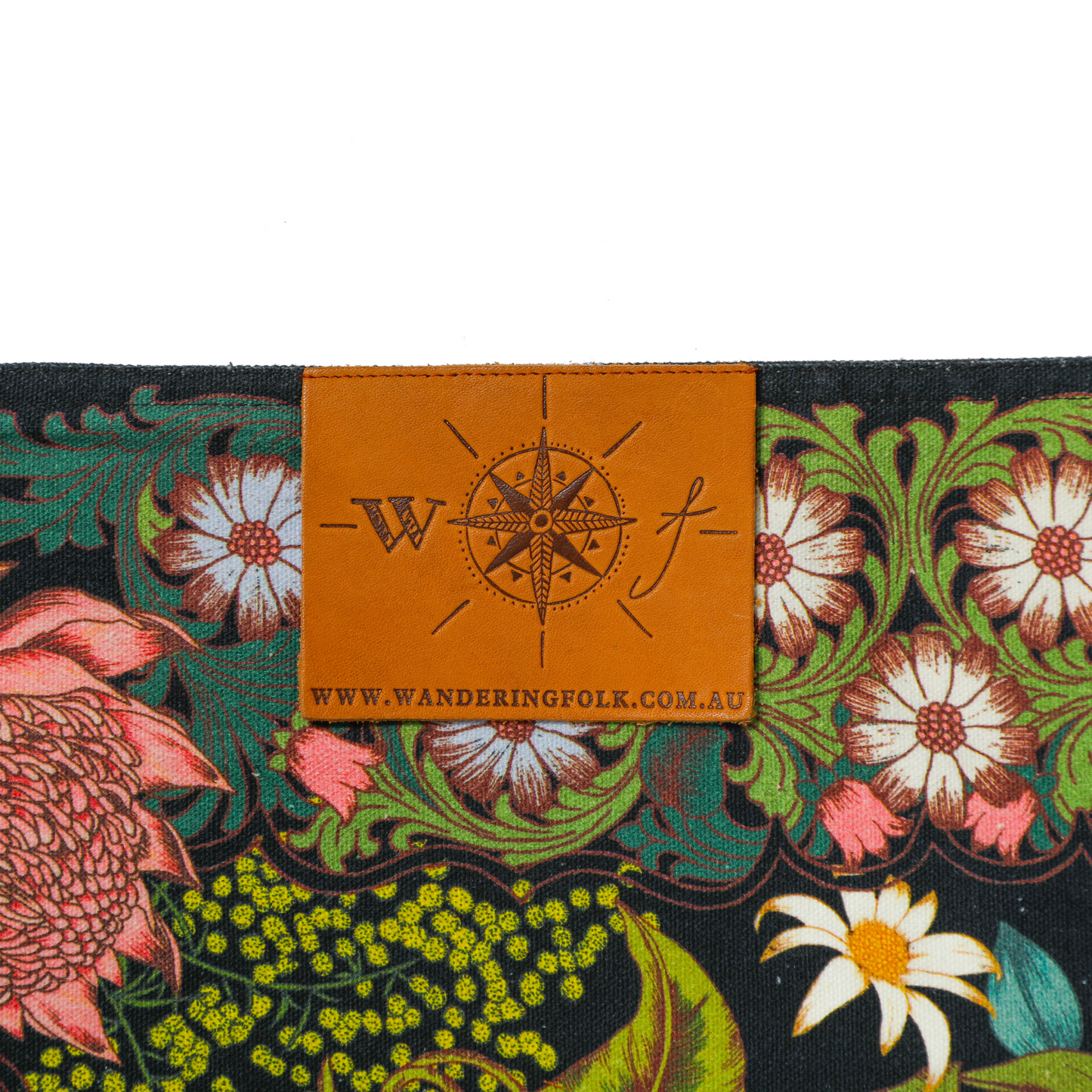 Wandering Folk Native Wildflower Picnic Rug Logo